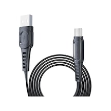 Konfulon DC01 Süper Hızlı Micro USB Kablo 1M 2.4A - Siyah