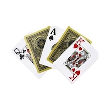 Gold Jumbo Plastik Su Geçirmez Jumbo Blackjack İskambil Oyun Kağıdı Cin885sr