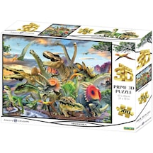 Prime 3d - Dinozorlar 500 Parça Yetişkin Puzzle 10353