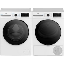 Beko CMX 10120 Çamaşır Ve KMX 1001 Kurutma 10 KG Beyaz Eşya Seti