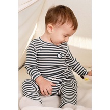 Organik Pamuklu Kaşkorse Modal Yeşil Bebek Takımı Yeşil