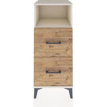 Hyperion Komodin Tek Raflı 2 Çekmeceli 44x44x106 Aytaşı-çam Aytaşı