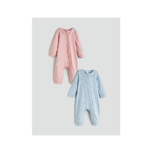Alıta Cıty Farkıyla Lcw Baby Mavi Oval Yaka Uzun Kollu Kız Bebek Uyku Tulumu 2'li - 938475946