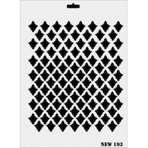 Rich New Seri N-193 Stencil 35x25 Cm - Uxfo-289332 Renkli