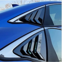 Honda Civic 2021 Aksesuar Fe1 Uyumlu Kelebek Cam Kaplama Vizörü
