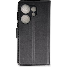 Tecno Camon 20 Prime Trend S Plus Kapaklı Kılıf - Siyah