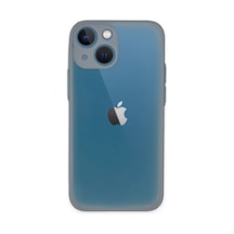 Apple iPhone Uyumlu 15 Plus Kılıf Montreal Silikon Kapak - Gri İtdark31134