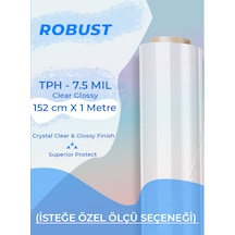 152 Cm X 1 Metre Tph Pvc Şeffaf Boya Koruma Filmi 190 Mikron Özel Kesim Seçeneği