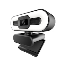 Full Hd Web Kamera - 1080p Çözünürlük, Ayarlanabilir Halka Işık, Usb Bağlantı, Pc/mac Uyumlu
