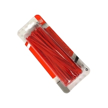 Tek-iş Kırmızı Cırt Kelepçe Kablo Bağı Seti 100mm X 2.5mm 100 Adet, Pratik Ve Dayanıklı Kablo Düzenleyici