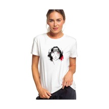 Naruto Itachı Uchıha Baskılı Beyaz Kadın Tshirt