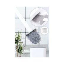 Mithra Life Silikon Esnek Beyaz Renk Tuvalet Fırçası Mıt1039