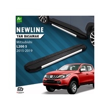 S-dizayn Mitsubishi L200 5 Newline Krom Yan Basamak 193 Cm 2015-2019 A+ Kalite