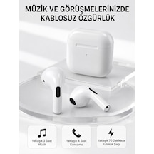 Bluetooth 5.3 Tws Kablosuz Kulak İçi Kulaklık 25 Metre Menzil Şarj Kutulu - Lisinya 0