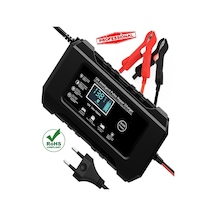 Rj-c1 12v 6a Akıllı Araba Motosiklet Lcd Ekran Araç Akü Onarım Hızlı Şarj Cihazı Islak Kuru Jel