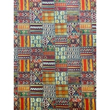 Enesar Home Kaşmir Desen Dijital Baski Döşemelik Kumaş 100 x 140 cm