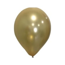 10'lu Metalik Gold Balon Seti, Parti Süslemeleri İçin Uygun 2 Yaş Mavi