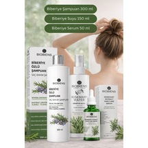 Saç Bakım Seti Biberiye Şampuanı 300 Ml & Biberiye Serumu 50 Ml & Biberiye Suyu 150 Ml