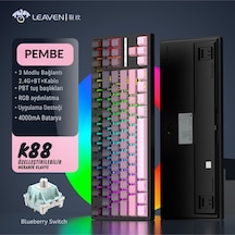 K88 Mekanik Oyun Klavyesi- 3 Modlu Hot Swap Rgb 4000 Mah Batarya