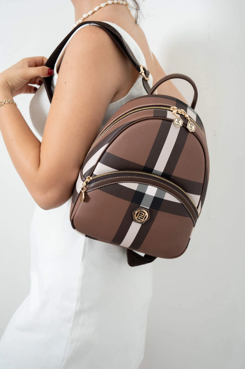 Silver Polo Unisex Sırt Çanta 945 Koyu Kahverengi