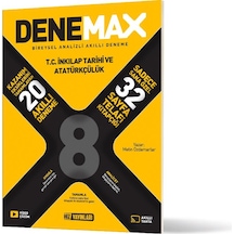 Denemax 8. Sınıf İnkilap Tarihi 20 Li Akıllı Deneme