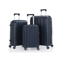 Mçs Üçlü Polipropilen Valiz Seti V305 S18y100033-set 00008 Lacivert