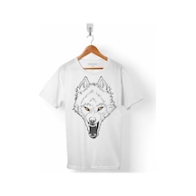 Bozkurt Head Wolf Kurt Kafası Erkek Tişört 001