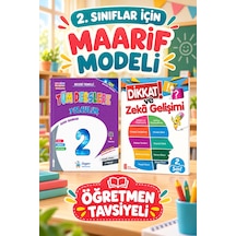 Üçgen 2. Sınıf Maarif Model Tüm Derslere Yolculuk Soru Bankası + Dikkat Akıl Ve Zeka Kitabı