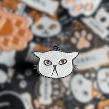 Majo İsimlik Kedi Kafası 21mmx30mm