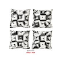 Kırlent Yastık Kılıfı Vip Yastık Kılıfı 4 Adet-43X43 Cm(Hipnoz) (525115922)