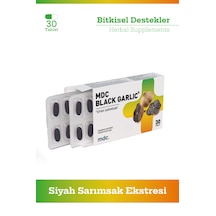 Mdc Black Garlic Siyah Sarımsak Eki Takviye Edici Gıda 30 Tablet