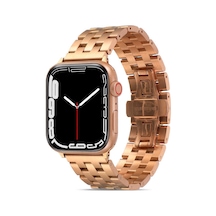 Watch 7 45mm Uyumlu Krd-20 Metal Zore Kordon-rose Gold