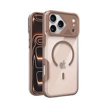 Apple iPhone Uyumlu 17 Pro Max Zinko Magsafe Kapak - Çöl Titanyum