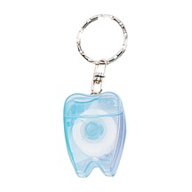 Dolıty Taşınabilir Diş İpi Anahtarlık Essentials Aracı Mavi