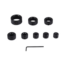 9 Adet Ayarlanabilir Matkap Derinliği Yaka Sınır Halkası Karbon Çelik Seti