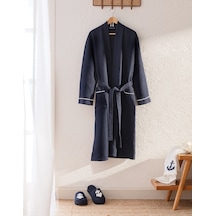 Madame Coco Marty Kimono Unisex Bornoz/terlik Seti Born0000000019lacivert