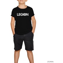 Legion Logo Siyah Çocuk Tişört