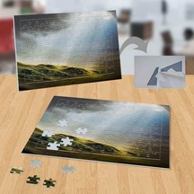 Çimenlere Bulutlardan Yansıyan Güneş 99 Parça Puzzle Yapboz-p018