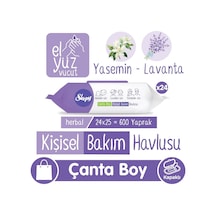 Herbal Kişisel Bakım Havlusu Çanta Boy 24x25 600 Yaprak 1000'li Set