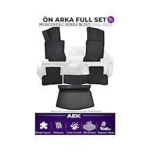 Mercedes W205 5d Karbon Paspas Takımı +3d Pvc Bagaj Havuzu Set