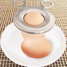 Paslanmaz Çelik Haşlanmış Yumurta Kabuğu Kesici Alet
