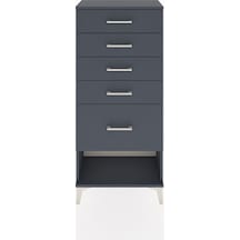 Hyperion Dolap 5 Çekmeceli 60x44x134 Antrasit-antrasit Antrasit