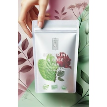 Premium Rose & Spearmint Tea 75g, Özel Harman Gül Ve Kıvırcık Nane Çayı