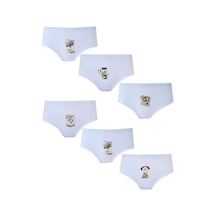Tutku Iç Giyim 6Lı Kız Çocuk Baskılı Bato Pamuklu Slip Külot