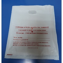 Otel Kirli Çamaşır Poşeti Laundry Bag Pe Beyaz