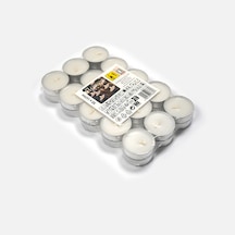Tealight 30'lu Mum Seti Beyaz 5'li Avantaj Paketi Mıchu