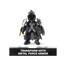 Dc Comics, Metal Force Batman Aksiyon Figürü, 15 Cm Boyutunda Ve 10 Cm Mini Figürlü, Yerleşik Patlayıcı Ve Zırh Takımı, 4 Yaş Ve Üzeri Kız Ve Erkek Çocuklar İçin Süper Kahraman Oyuncakları