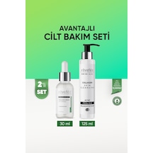 Kolajen Serum -   + Hyalüronik Asid & Cilt Temizleyici Peeling 2'li Set