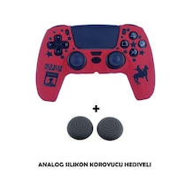 Ps5 Dualsense Red Dead Redemption Desenli Koruyucu Silikon Kılıf + Analog Silikon Koruyucu Rdr Model-2