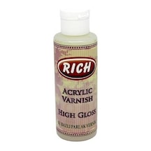 Rich Su Bazlı Vernik Parlak High Gloss Acrylic Varnish 120 Cc.